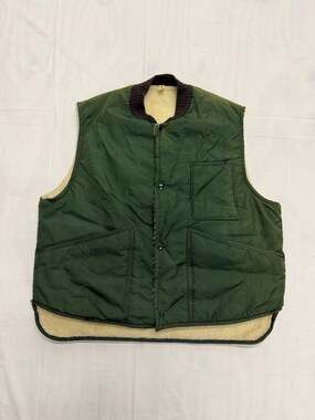 Vintage Western Trails Sherpa-Lined Snap-Front Quilted Vest